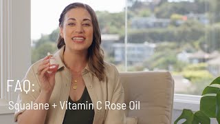 How to Use Squalane + Vitamin C Rose Oil | Skincare | Face Oil