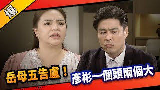 《八點檔搶先爆》市井豪門 EP246 岳母五告盧！  彥彬一個頭兩個大