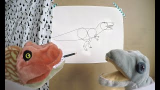 Iggy... learns to draw a T. rex (episode 2)