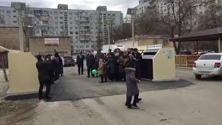 Открытие новой мусорки в Махачкале. 03.03.2019