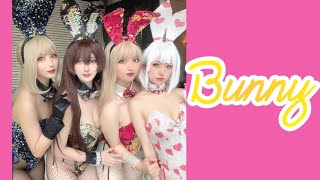 【バニーガール】スパンコールが可愛いアトリエダームの衣装きたよ👯‍♀️🖤