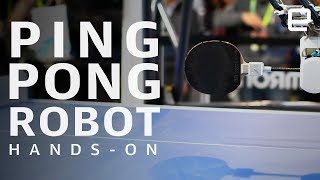 Omron Forpheus Hands-On at CES 2019: Ping-pong playing robot