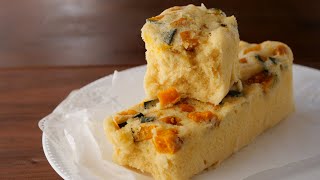 【南瓜でほっこり味♡レンチン3分の豆乳米粉ケーキ】ぜったいちぎりたくなるよ! | Gluten-free Rice flour Pumpkin cake