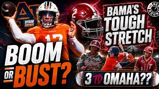 Auburn’s Byrum Brown: BOOM or BUST? Alabama Football’s TOUGHEST Stretch | TNR 6/5/26