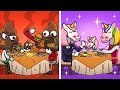 My Family vs Your Family: The Sitcom | Bad Table Manners | emojitown
