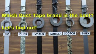 Which Duct Tape Brand is the Best?  Let's find out!