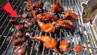 Squirrel-B-Que On The Grill!!!