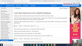PHP Limit Data Selections From MySQL