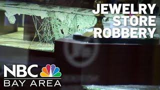 Smash-and-grab thieves hit Sunnyvale jewelry store