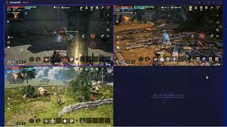 Lineage 2M watching 3 characters on Purple