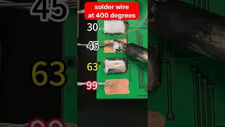 Solder wire at 400 degrees is 63, which is easy to use #Solder #Welding