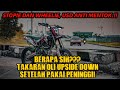 TIPS!!! SETTING UPSIDE DOWN KLX/DTRACKER SETELAH PAKAI PENINGGI || Azis Dool