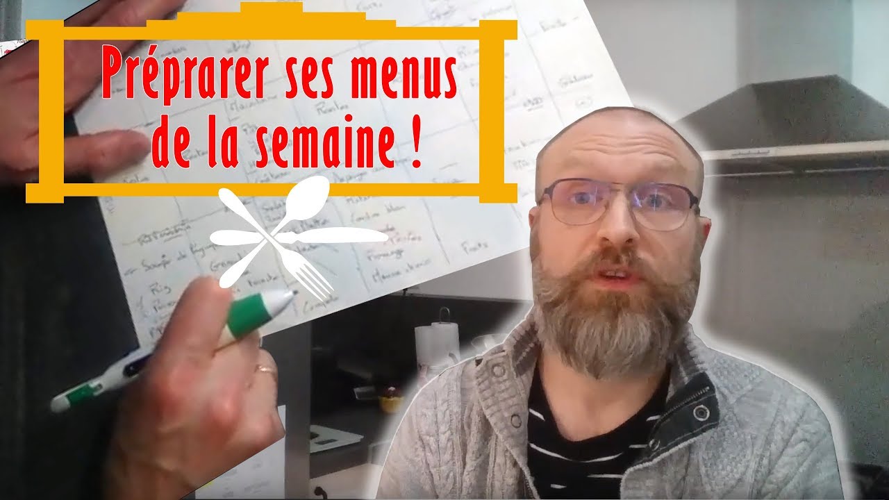 Comment Créer Ses Menus De La Semaine ? #menudelasemaine #courses - YouTube