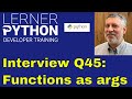Python interview question #45: Apply a function to a directory