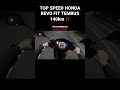 TOP SPEED HONDA REVO FIT 140km ⁉️ #shorts #topspeed #hondarevo #revoabsolute #motovlogindonesia