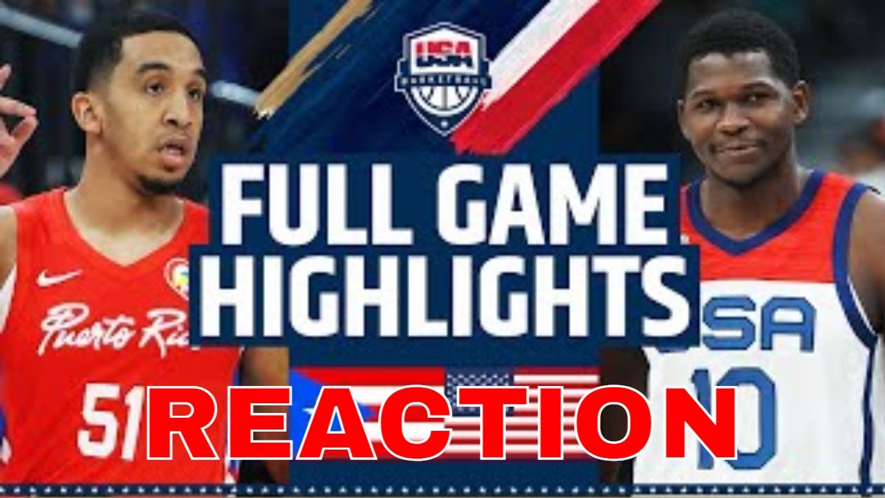 Puerto Rico Vs USA SHOWCASE | FULL GAME HIGHLIGHTS | August 7, 2023 ...