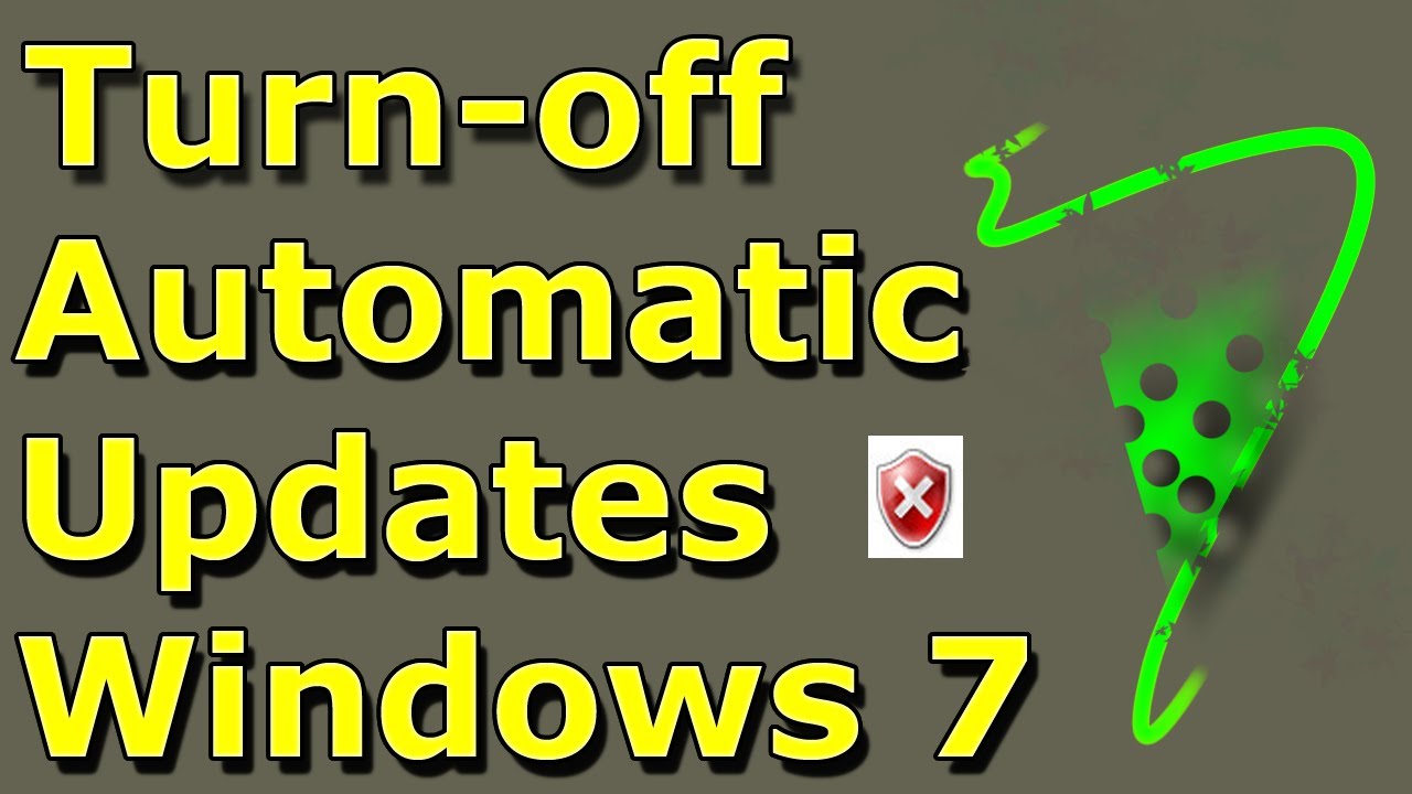 How To Disable Or Turn On/Off Automatic Updates On Windows 7 - NEW 2013 ...