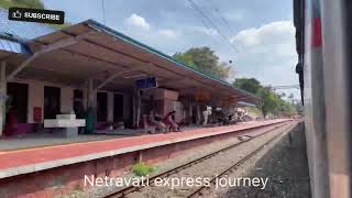 Journey on Netravathi Express to Chalakudy #train #journey #travel