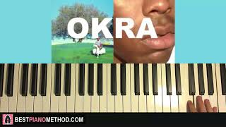 HOW TO PLAY - Tyler, The Creator - OKRA (Piano Tutorial Lesson)