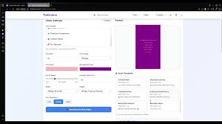 Text Scroll Video Generator by Toolsvana