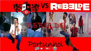 REBELDE - Rebelde Netflix 2022 vs RBD Rebelde Mexico Televisa 2004 - comparação - coparación