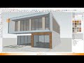 how to design house in sketchup 30x70 feet house design