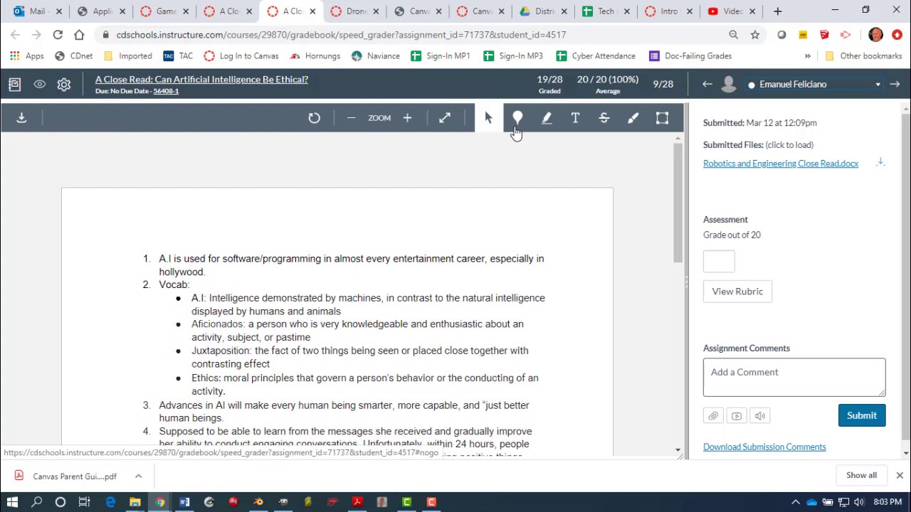 Canvas Speedgrader Youtube