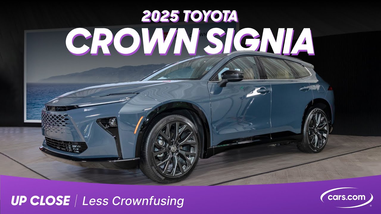 2025 Toyota Crown Signia Up Close: The Less Crownfusing SUV - YouTube