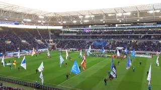 TSG Hoffenheim - 1. FC Köln / Einlauf der Teams / Saison 2016-17