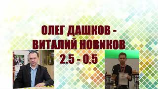 Dashkov - Novikov. The 21th Master’s Tournament. Quarterfinal | Draughts