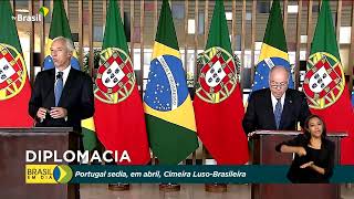 Ministro dos Negócios Estrangeiros de Portugal é recebido por Lula
