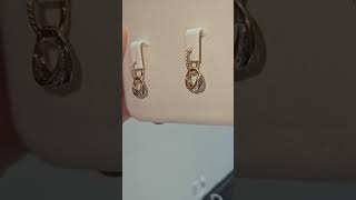 triple diamond earrings～上新的三环钻石耳钉哦～