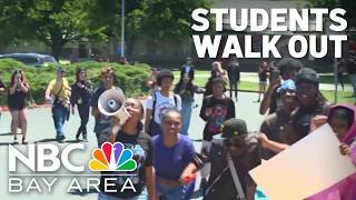 Students protest after incident between student and Fairfield PD officer