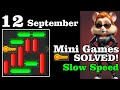 Mini Game Puzzle Hamster Kombat 12 September