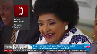 Struggle Veteran Denis Goldberg on the death of #WinnieMandela