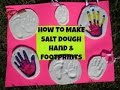 How To Make Salt Dough Handprint & Footprint Plaques! **DIY** How To Make Salt Dough Handprint & Footprint Plaques! **DIY**