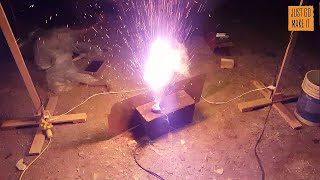 Exploding Lithium battery, how not to charge a lipo