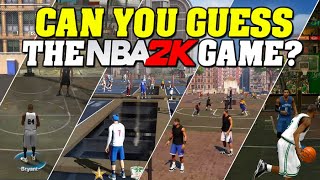Can you guess the NBA 2K Game?