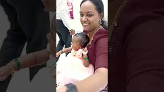 ear piercing ❤️ #baby #babies #youtubeshorts #ear piercing #shortsfeed #HRIDHYAMDRISYAM