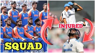 India Team Squad, Rishabh Pant And Yashaswi Jaiswal Injure | Cricket News