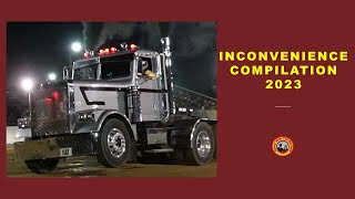 Inconvenience Semi Truck Pulling Compilation 2023 Freightliner/Cat East Coast Pro Pulling