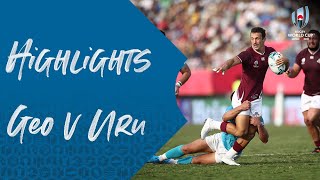 HIGHLIGHTS: Georgia 33-7 Uruguay - Rugby World Cup 2019