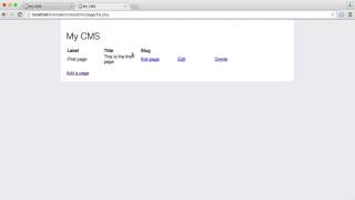 Learn PHP: Basic CMS - Introduction (Part 1/8)