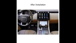 How to installation 13 inch Range Rover Evoque L538 Android Radio Screen