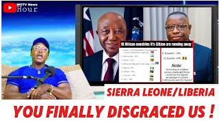 See how Sierra Leone\u0026Liberia President Disgraced us!Why 10 African countries losing it citizens.