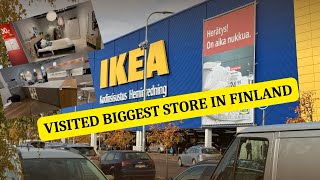 Visited Biggest Store in Finland 🙃 IKEA #finlandvlogs #finlandwithusama