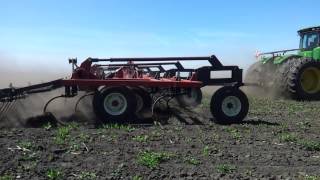 Культиватор Versatile С600 15,6м+Трактор John Deere 9410 глубина 7 см (май 2013, Нижний Новгород)