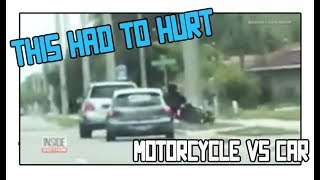 Florida Road Rage Car Vs Motorcycle And Bike Loses