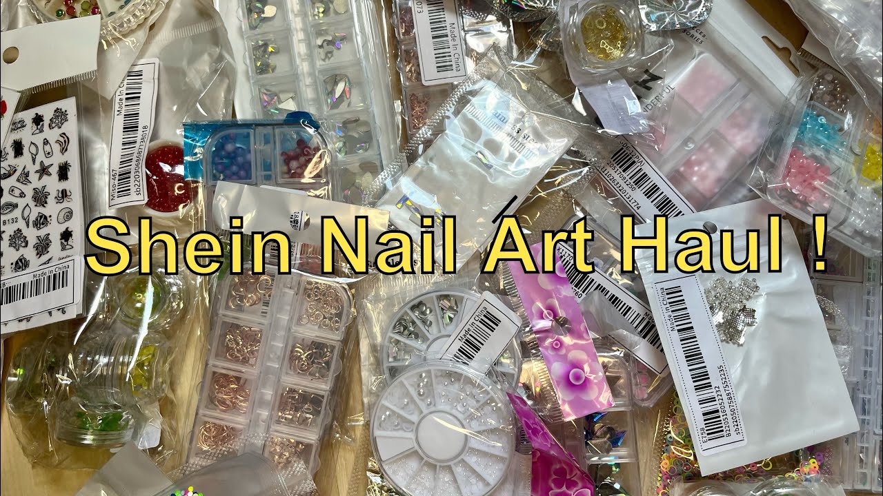 Shein Nail Art Haul Youtube