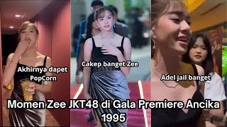 Momen Zee JKT48 di Gala Premiere Ancika 1995 !! #zeejkt48 #jkt48